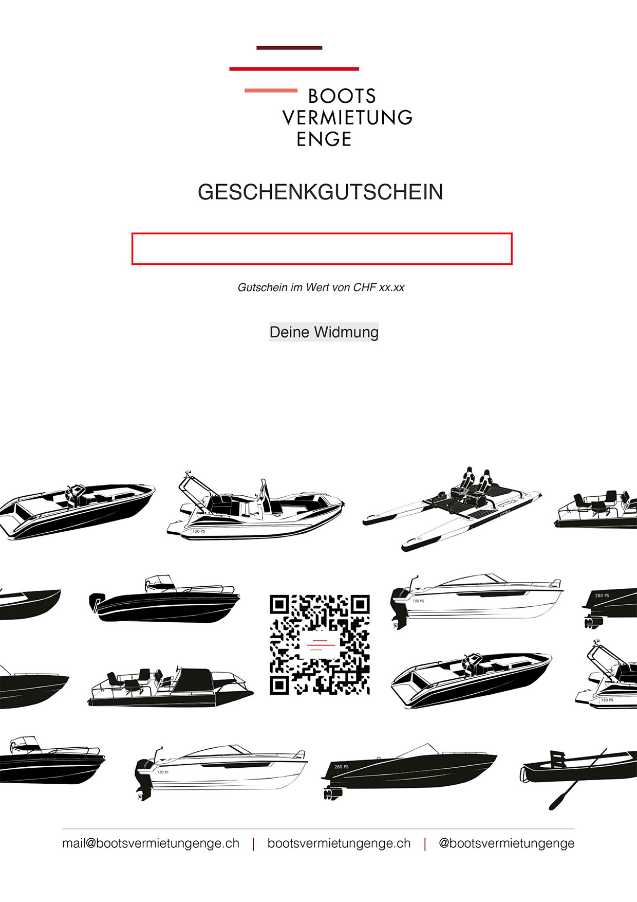 Boat Rental Enge Voucher